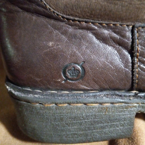 Børn Mayall Tall Riding Boots Size 8 1/2 Suede and Leather - Picture 6 of 16